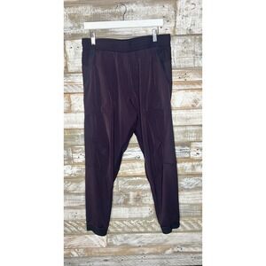 Nike men dark maroon/purple‎ joggers XL tapered legs